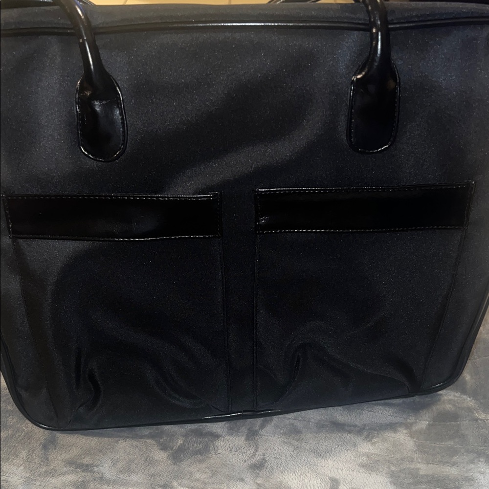 Liz Claiborne Pink and Black Cosmetic Case